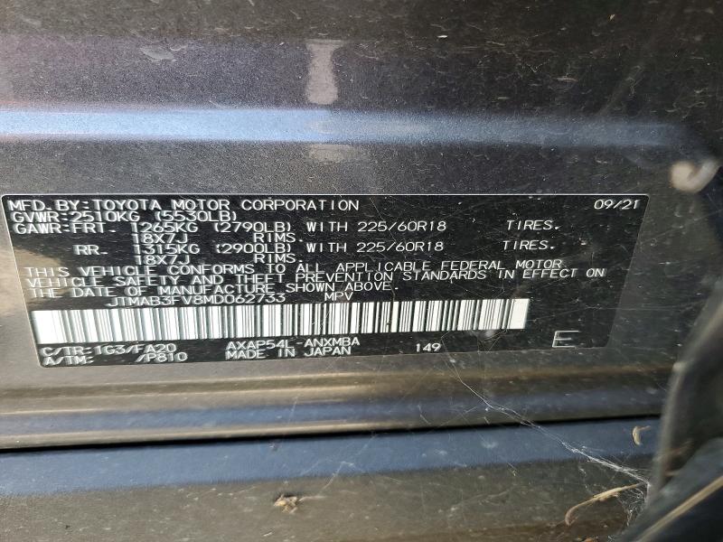 Продаж на аукціоні авто 2021 Toyota Rav4 Prime, vin: JTMAB3FV8MD062733, номер лоту: 46265746