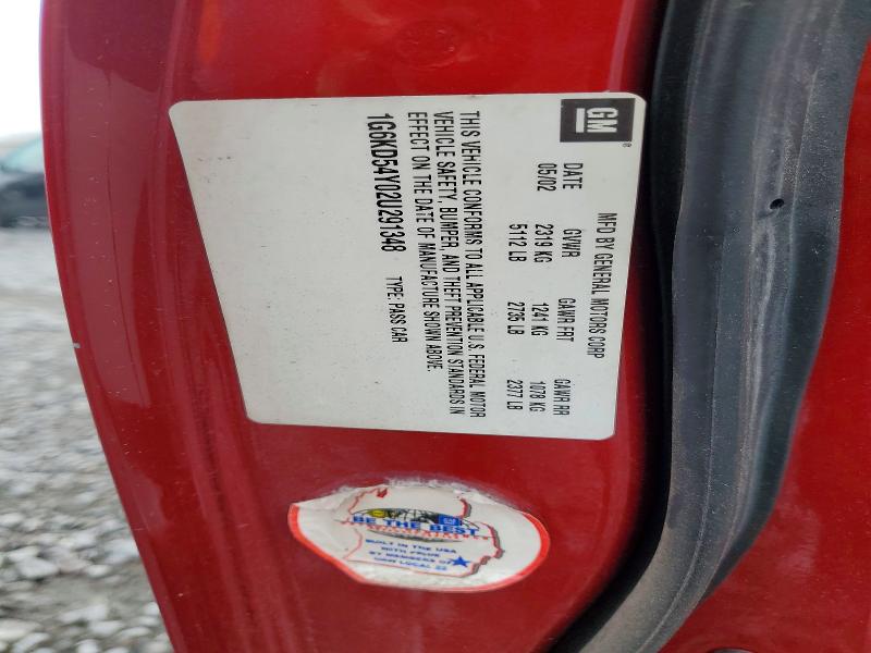 Aukcja sprzedaży 2002 Cadillac Deville, vin: 1G6KD54Y02U291348, numer aukcji: 41949866
