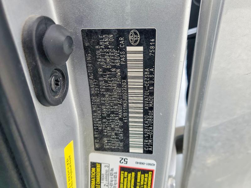 Aukcja sprzedaży 2018 Toyota Camry, vin: 4T1B11HK5JU523263, numer aukcji: 47238726