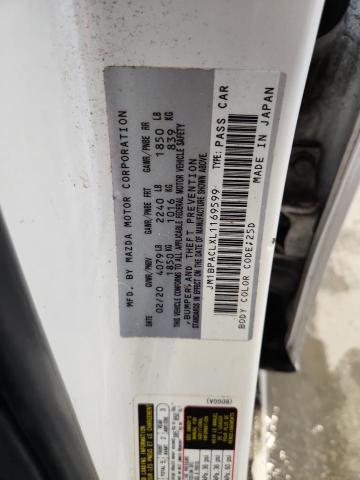 79915405 :رقم المزاد ، JM1BPACLXL1169599 vin ، 2020 Mazda 3 مزاد بيع