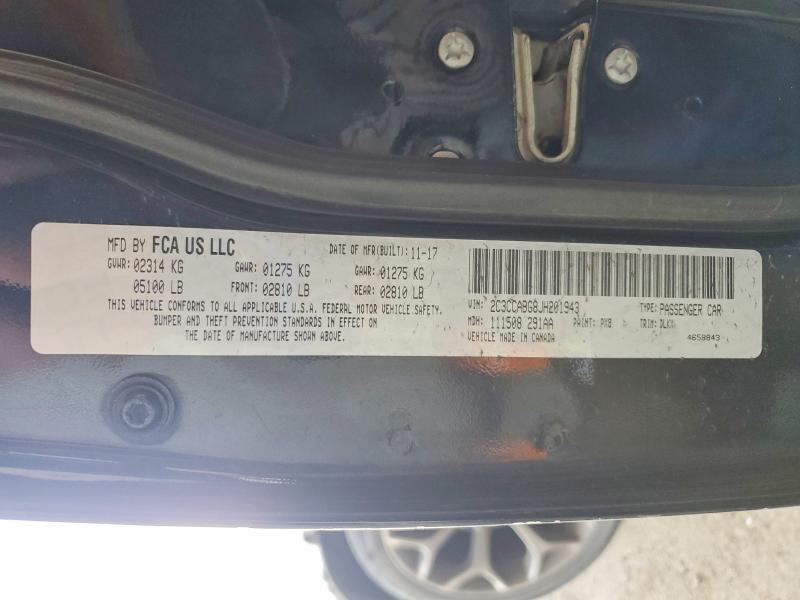 2018 Chrysler 300 მანქანა იყიდება აუქციონზე, vin: 2C3CCABG8JH201943, აუქციონის ნომერი: 47615846
