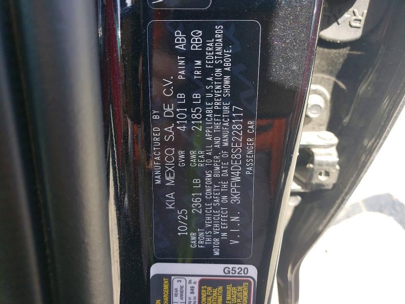Продажа на аукционе авто 2025 Kia K4, vin: 3KPFW4DE8SE228117, номер лота: 47568186