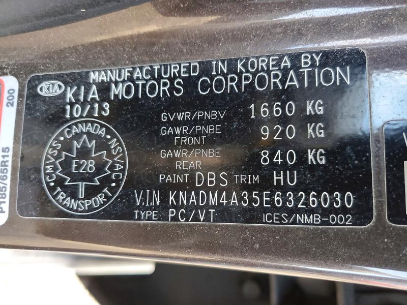 Продаж на аукціоні авто 2014 Kia Rio, vin: KNADM4A35E6326030, номер лоту: 46624236