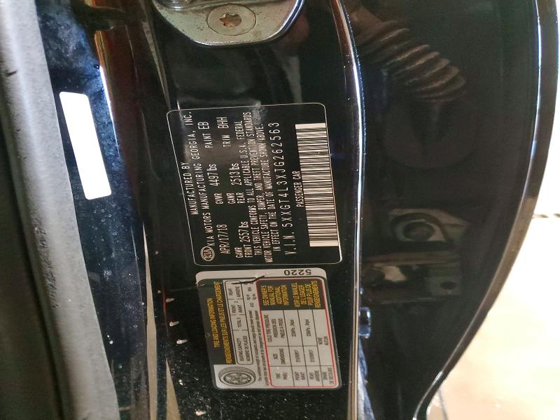 2018 Kia Optima მანქანა იყიდება აუქციონზე, vin: 5XXGT4L3XJG262563, აუქციონის ნომერი: 46656366