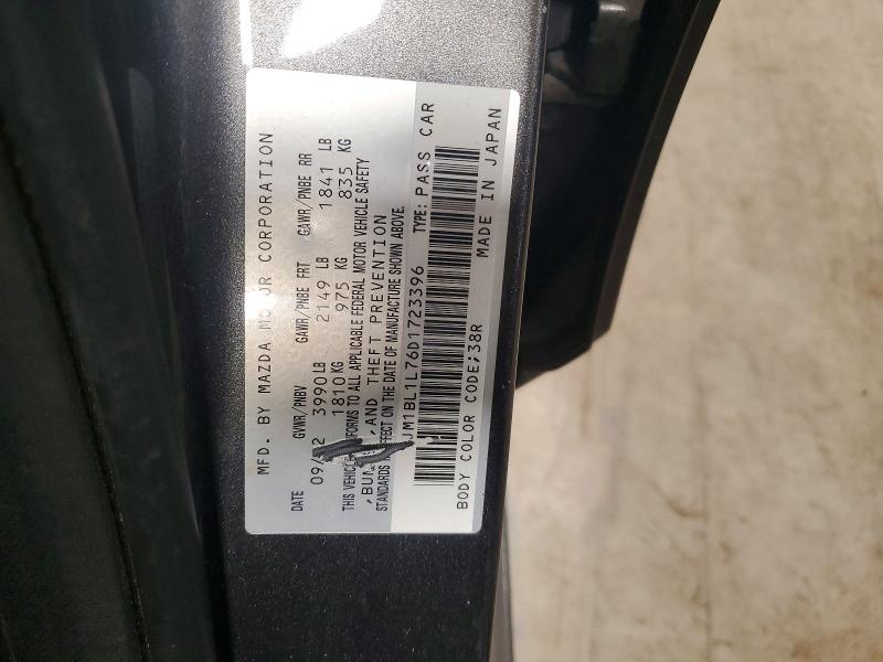 Aukcja sprzedaży 2013 Mazda 3, vin: JM1BL1L76D1723396, numer aukcji: 47363156