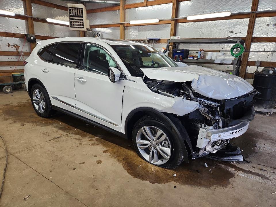 2025 Acura Mdx მანქანა იყიდება აუქციონზე, vin: 5J8YE1H32SL015126, აუქციონის ნომერი: 48096126
