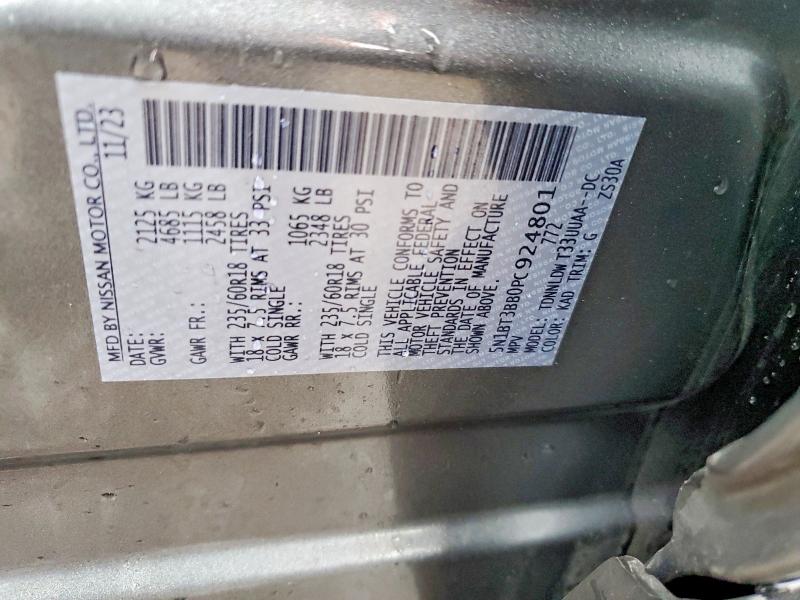 Продаж на аукціоні авто 2023 Nissan Rogue, vin: 5N1BT3BB0PC924801, номер лоту: 79081125