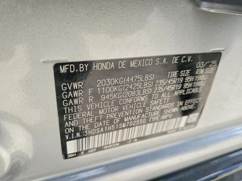 Продажа на аукционе авто 2025 Acura Adx, vin: 3HDSA1H51SM702550, номер лота: 41954816