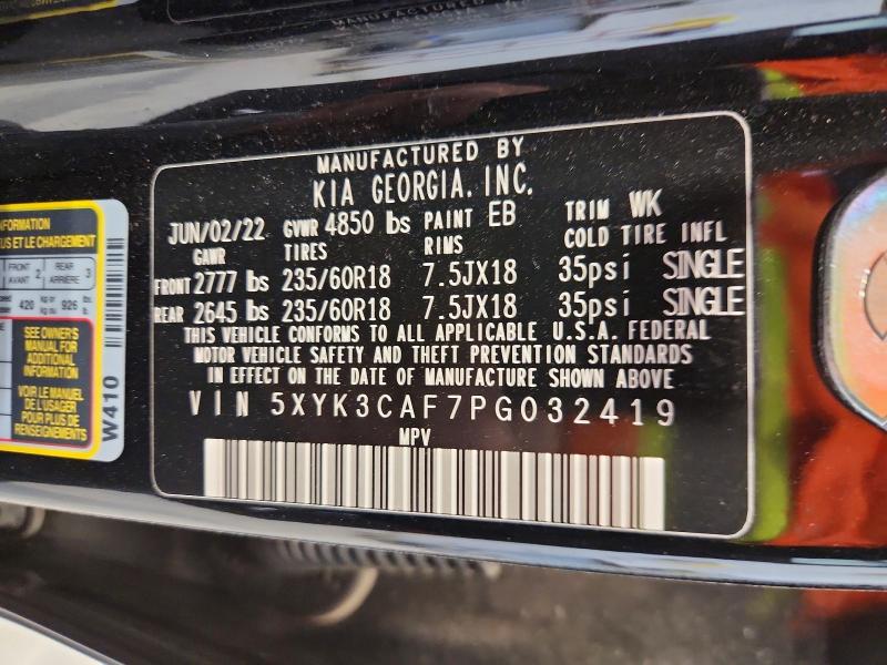 Продаж на аукціоні авто 2023 Kia Sportage, vin: 5XYK3CAF7PG032419, номер лоту: 45952306