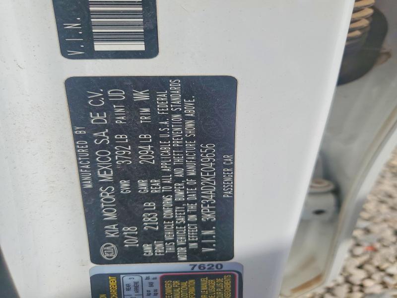 Продажа на аукционе авто 2019 Kia Forte, vin: 3KPF34AD2KE049656, номер лота: 48096396