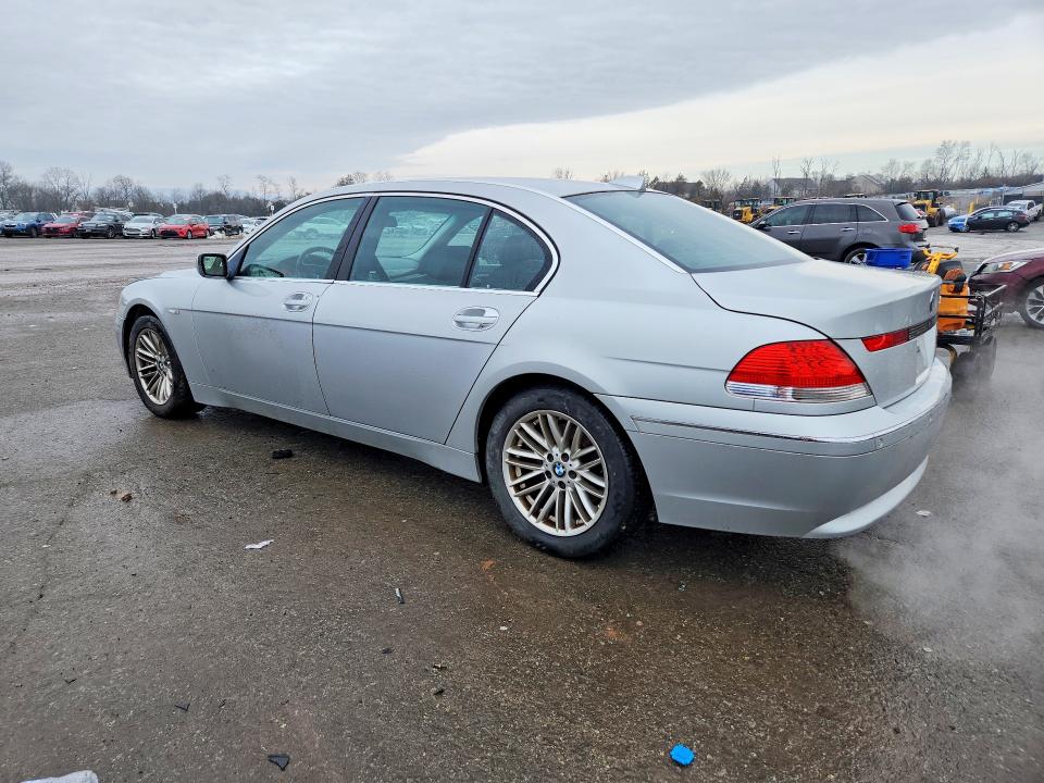 2005 Bmw 745 მანქანა იყიდება აუქციონზე, vin: WBAGN63595DS60839, აუქციონის ნომერი: 79829845