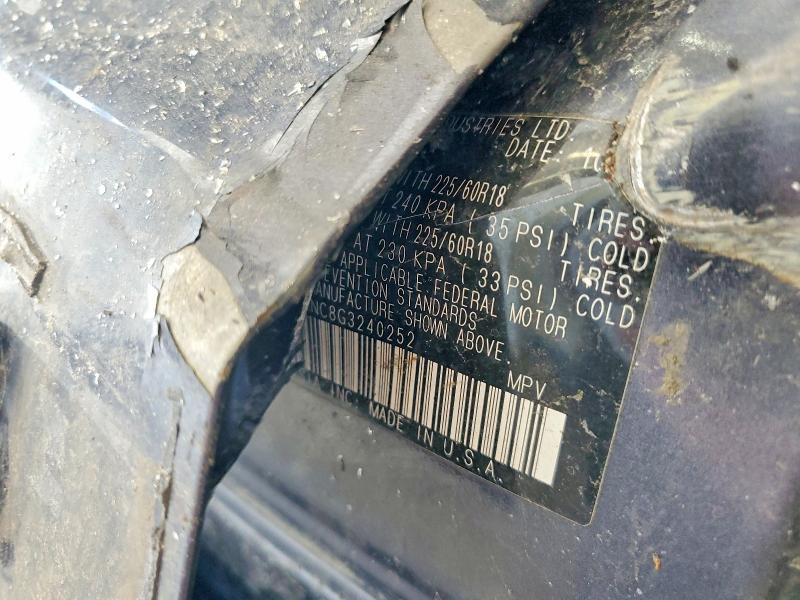 2016 Subaru Outback მანქანა იყიდება აუქციონზე, vin: 4S4BSANC8G3240252, აუქციონის ნომერი: 79781175