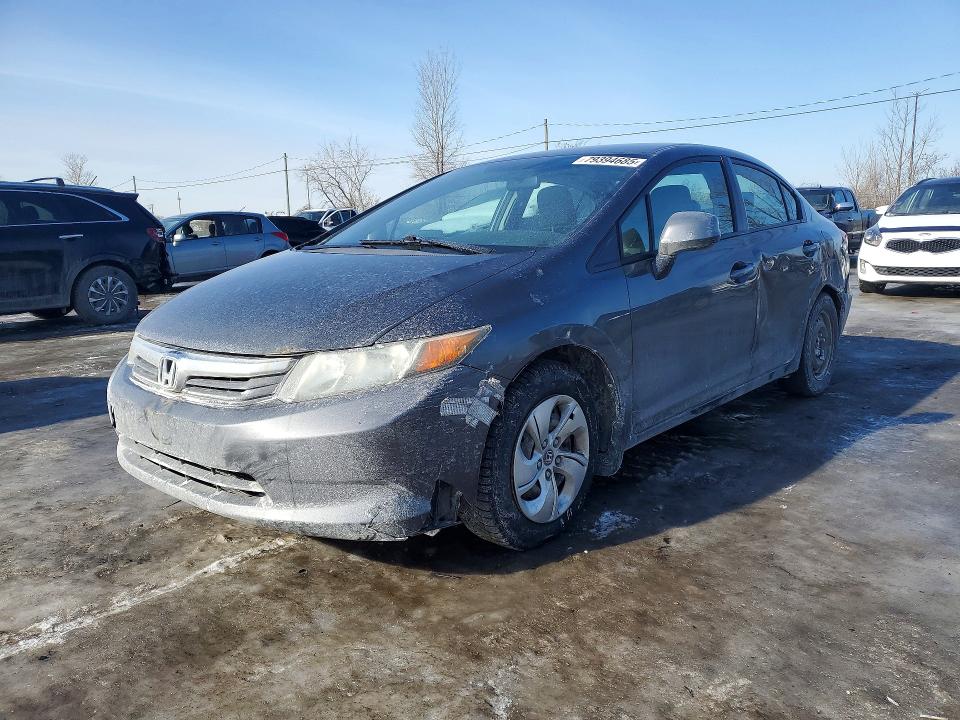 2012 Honda Civic მანქანა იყიდება აუქციონზე, vin: 2HGFB2F43CH056154, აუქციონის ნომერი: 79394685