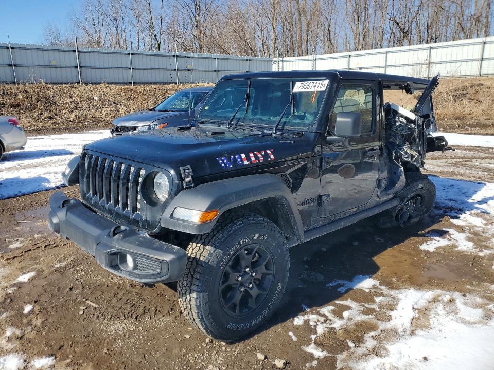 Продажа на аукционе авто 2021 Jeep Wrangler Unlimited, vin: 1C4HJXDNXMW665280, номер лота: 79567415