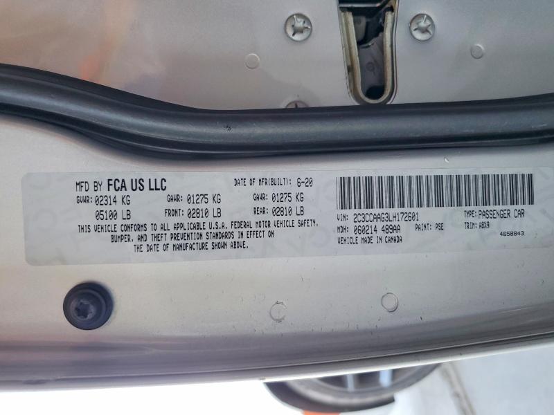 Aukcja sprzedaży 2020 Chrysler 300, vin: 2C3CCAAG3LH172601, numer aukcji: 47462126