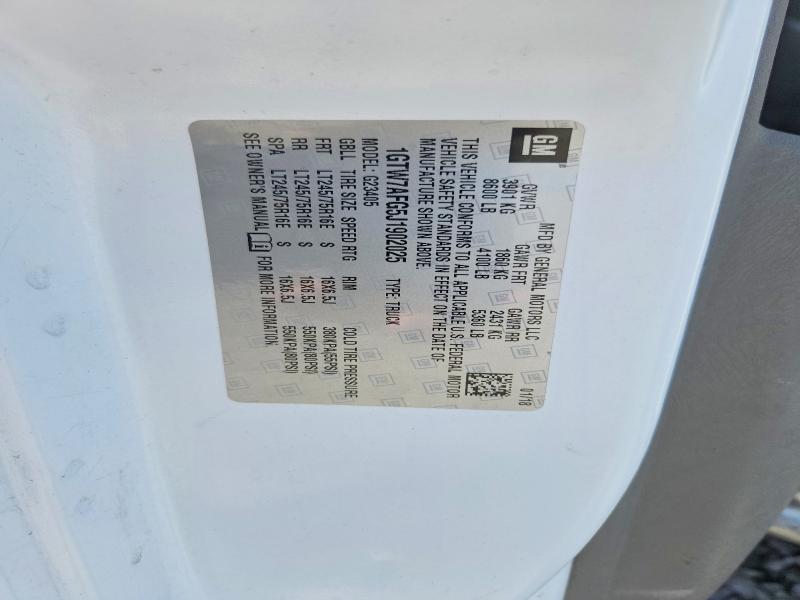 Продажа на аукционе авто 2018 Gmc Savana, vin: 1GTW7AFG5J1902025, номер лота: 46169066