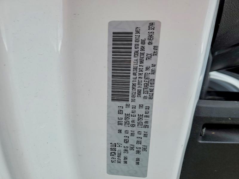 46135156 :رقم المزاد ، 3C6TRVAG0JE107772 vin ، 2018 Ram Promaster 1500 مزاد بيع