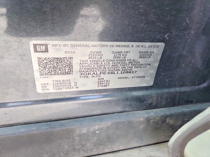 Aukcja sprzedaży 2020 Gmc Terrain, vin: 3GKALPEX6LL109617, numer aukcji: 45533926