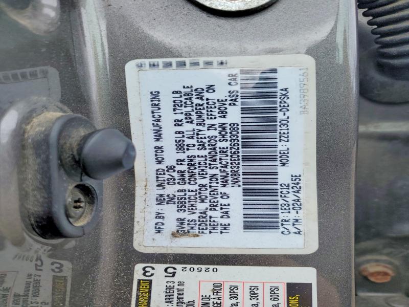 2006 Toyota Corolla მანქანა იყიდება აუქციონზე, vin: 1NXBR32E06Z693089, აუქციონის ნომერი: 46586076