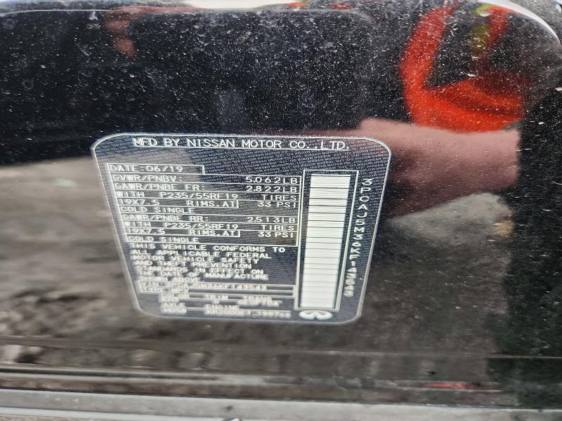 47814276 :رقم المزاد ، 3PCAJ5M36KF143543 vin ، 2019 Infiniti Qx50 مزاد بيع