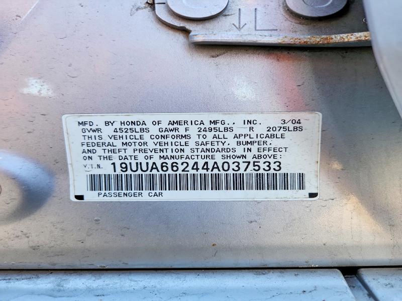 Продажа на аукционе авто 2004 Acura Tl, vin: 19UUA66244A037533, номер лота: 78842575