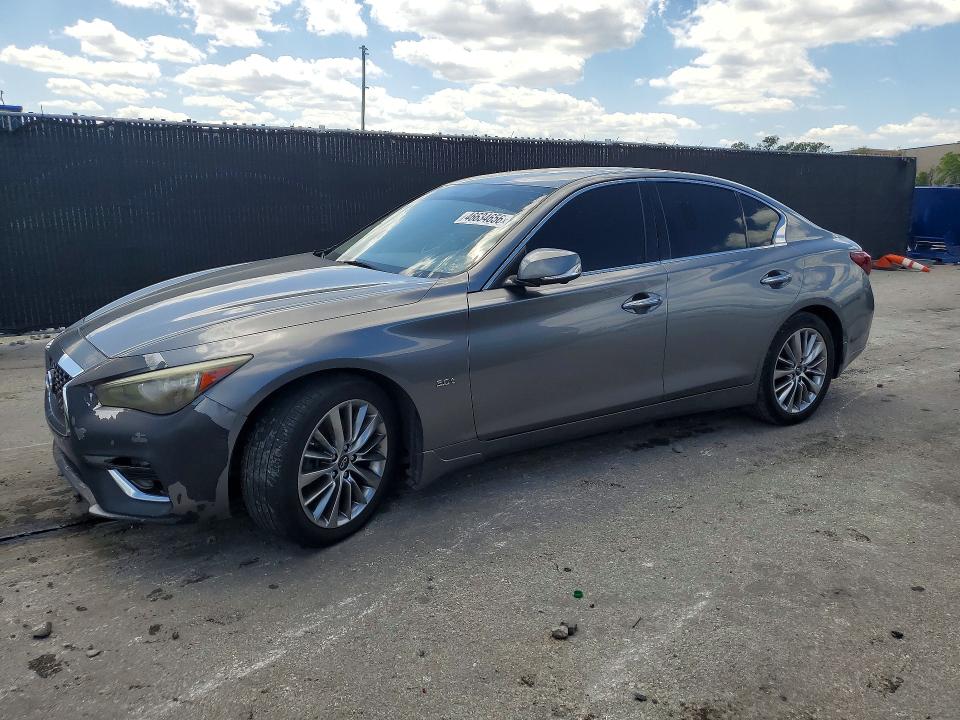 46634656 :رقم المزاد ، JN1EV7AR6JM434353 vin ، 2018 Infiniti Q50 مزاد بيع