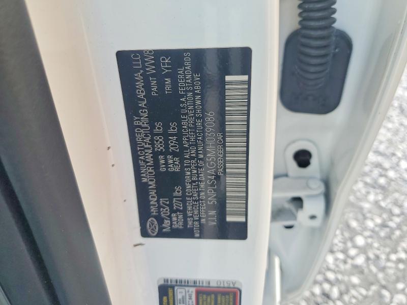2021 Hyundai Elantra მანქანა იყიდება აუქციონზე, vin: 5NPLS4AG5MH039086, აუქციონის ნომერი: 79347225