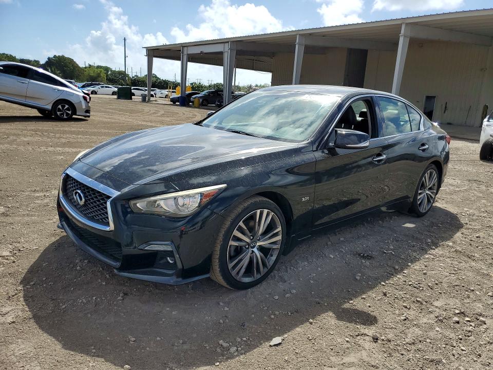 2018 Infiniti Q50 მანქანა იყიდება აუქციონზე, vin: JN1EV7ARXJM436591, აუქციონის ნომერი: 79977775