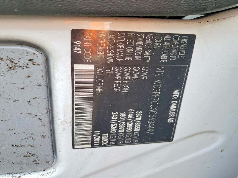 Продажа на аукционе авто 2012 Mercedes-benz Sprinter, vin: WD3PE7CC3C5634497, номер лота: 96814455