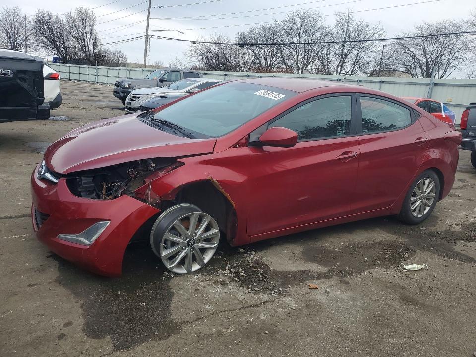 Продажа на аукционе авто 2014 Hyundai Elantra, vin: 5NPDH4AE9EH473238, номер лота: 79561155