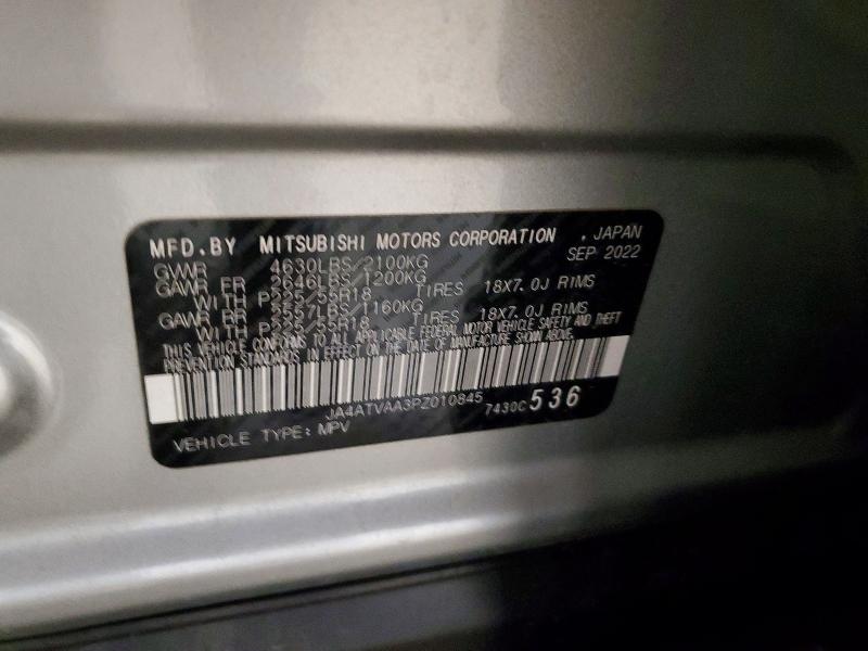 Продаж на аукціоні авто 2023 Mitsubishi Eclipse Cross, vin: JA4ATVAA3PZ010845, номер лоту: 47521506