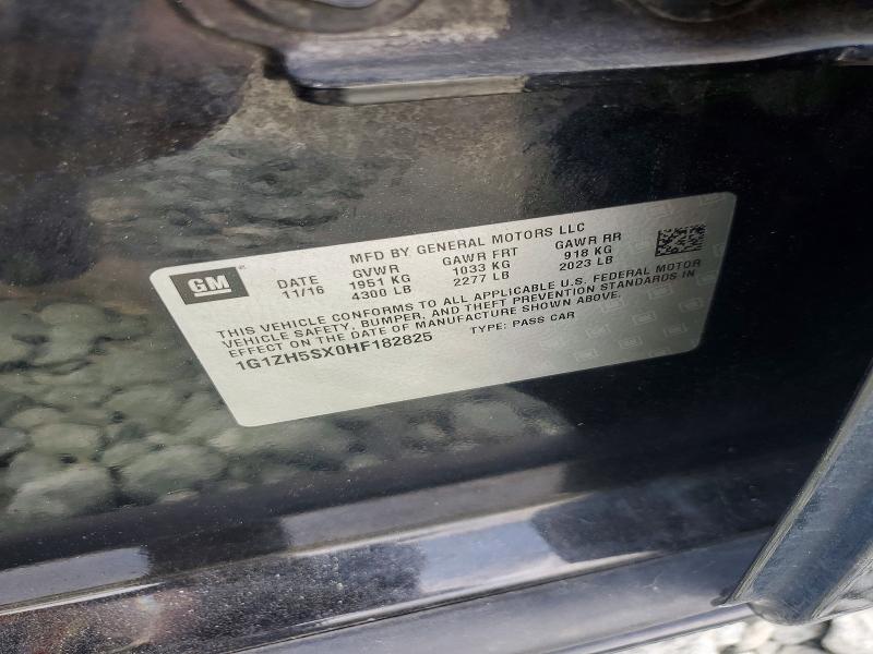 Aukcja sprzedaży 2017 Chevrolet Malibu, vin: 1G1ZH5SX0HF182825, numer aukcji: 47248516