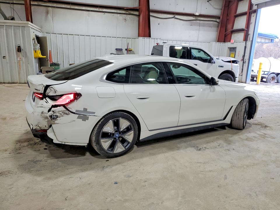 2024 Bmw I4 მანქანა იყიდება აუქციონზე, vin: WBY83FB07RFS48104, აუქციონის ნომერი: 45543836