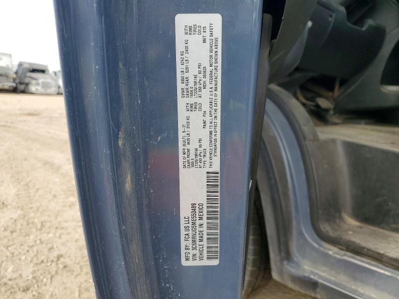 Aukcja sprzedaży 2021 Ram Promaster 3500, vin: 3C6MRVJG5ME550489, numer aukcji: 46051506