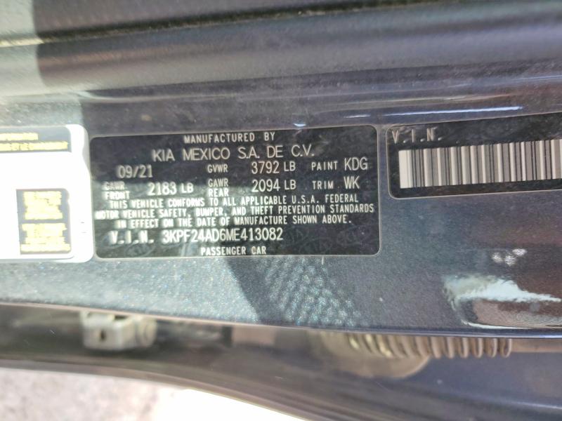 Продаж на аукціоні авто 2021 Kia Forte, vin: 3KPF24AD6ME413082, номер лоту: 41726916