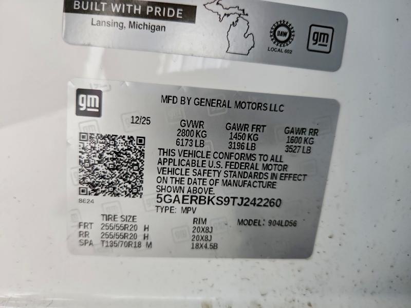 Продажа на аукционе авто 2026 Buick Enclave, vin: 5GAERBKS9TJ242260, номер лота: 41992336