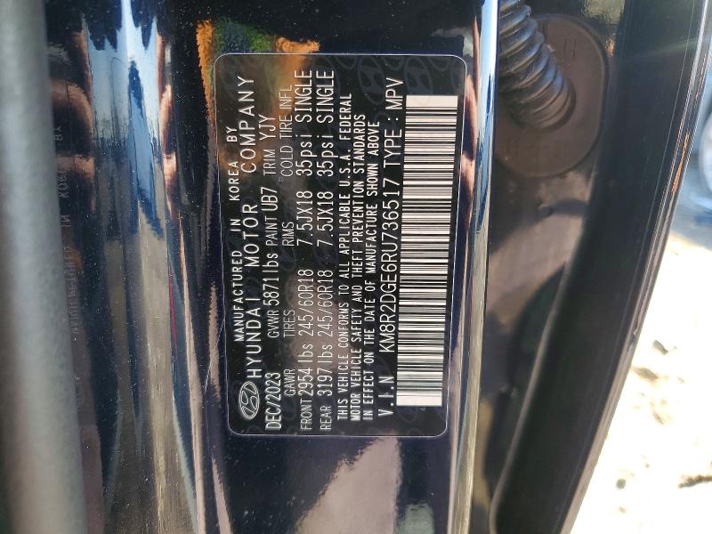 Продажа на аукционе авто 2024 Hyundai Palisade, vin: KM8R2DGE6RU736517, номер лота: 45822766