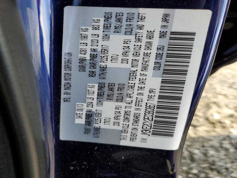 47263146 :رقم المزاد ، JM3KE2CY2E0380867 vin ، 2014 Mazda Cx-5 مزاد بيع