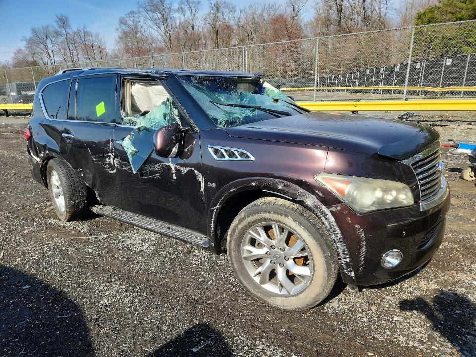 45485696 :رقم المزاد ، JN8AZ2NF8E9554168 vin ، 2014 Infiniti Qx80 مزاد بيع
