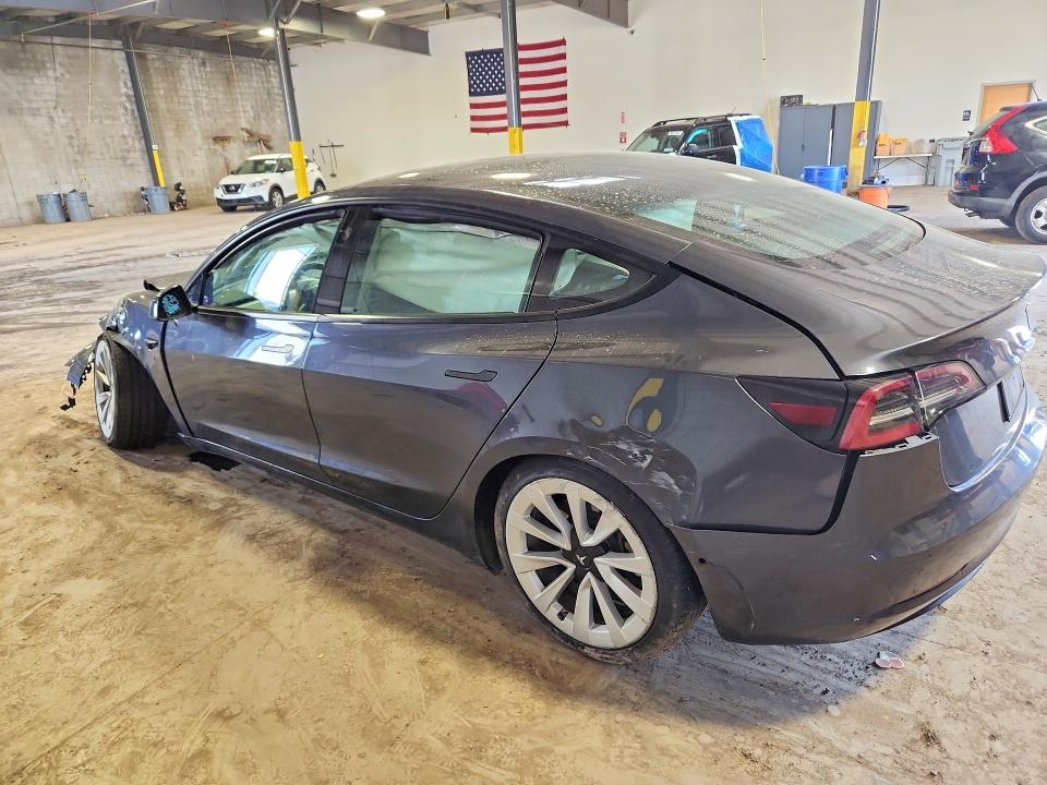 47599066 :رقم المزاد ، 5YJ3E1EA7NF372465 vin ، 2022 Tesla Model 3 مزاد بيع