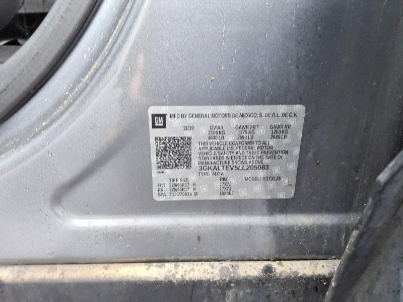 Продажа на аукционе авто 2020 Gmc Terrain, vin: 3GKALTEV5LL205083, номер лота: 45653536