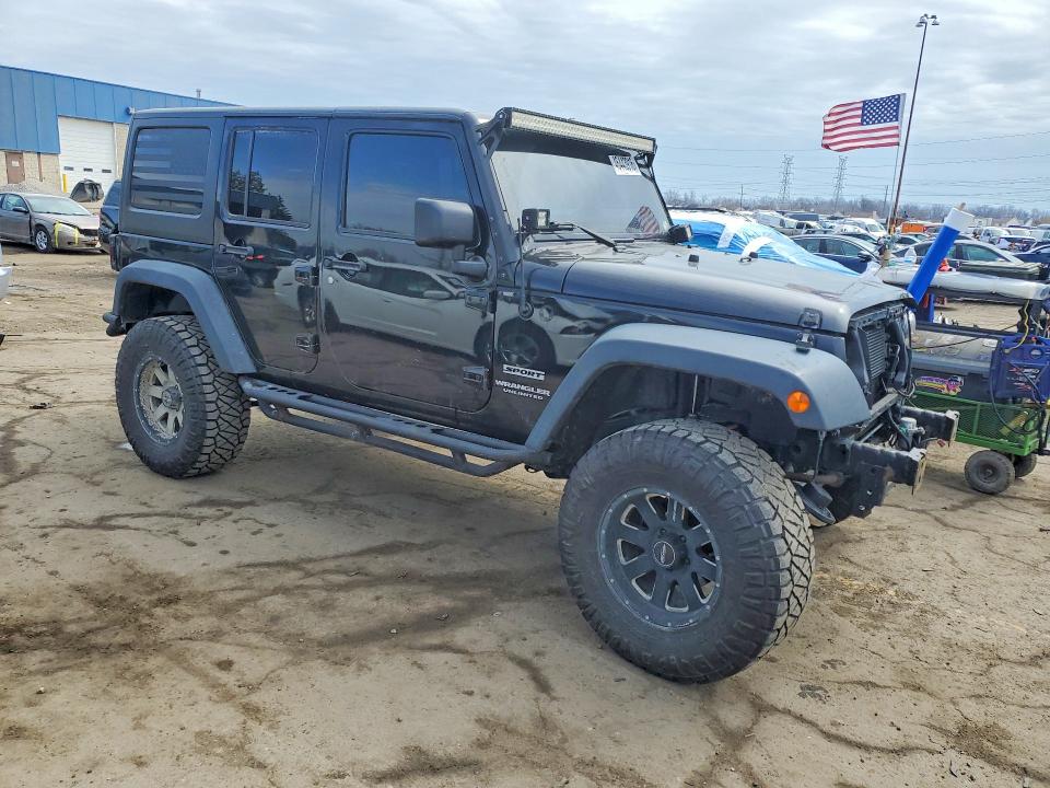 Продажа на аукционе авто 2016 Jeep Wrangler Unlimited, vin: 1C4BJWDG7GL155668, номер лота: 46443916