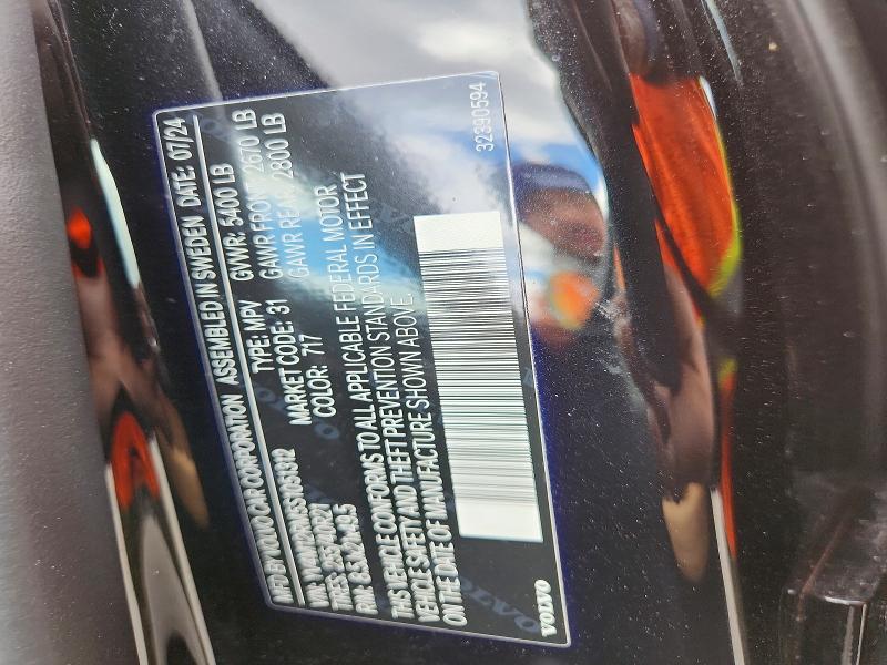 Aukcja sprzedaży 2025 Volvo Xc60, vin: YV4M12RM5S1051312, numer aukcji: 41994766