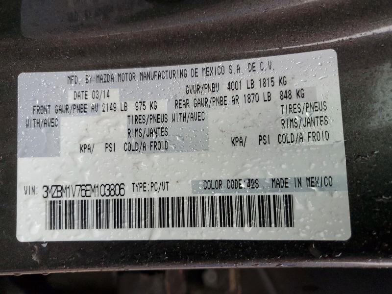 Продаж на аукціоні авто 2014 Mazda 3, vin: 3MZBM1V76EM103806, номер лоту: 46468486
