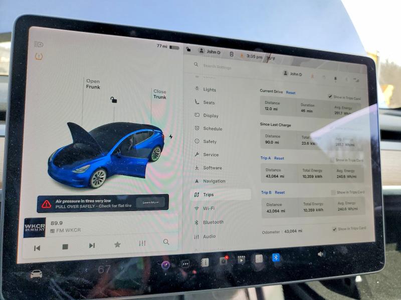Aukcja sprzedaży 2021 Tesla Model 3, vin: 5YJ3E1EB2MF056446, numer aukcji: 48255276