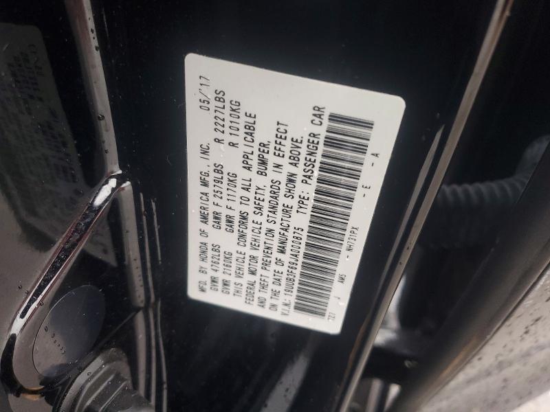 79616345 :رقم المزاد ، 19UUB3F69JA000875 vin ، 2018 Acura Tlx مزاد بيع