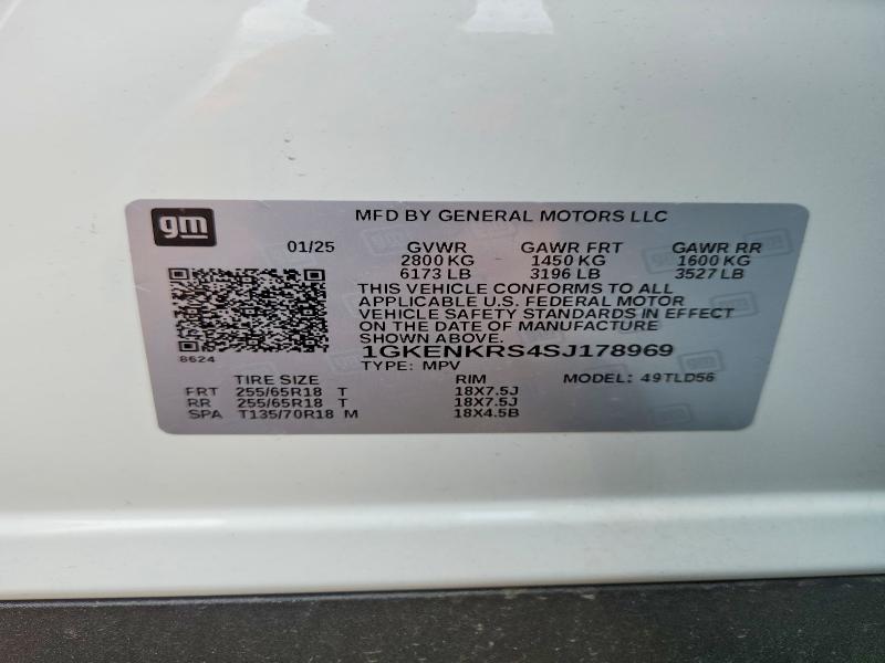 Продажа на аукционе авто 2025 Gmc Acadia, vin: 1GKENKRS4SJ178969, номер лота: 47620576