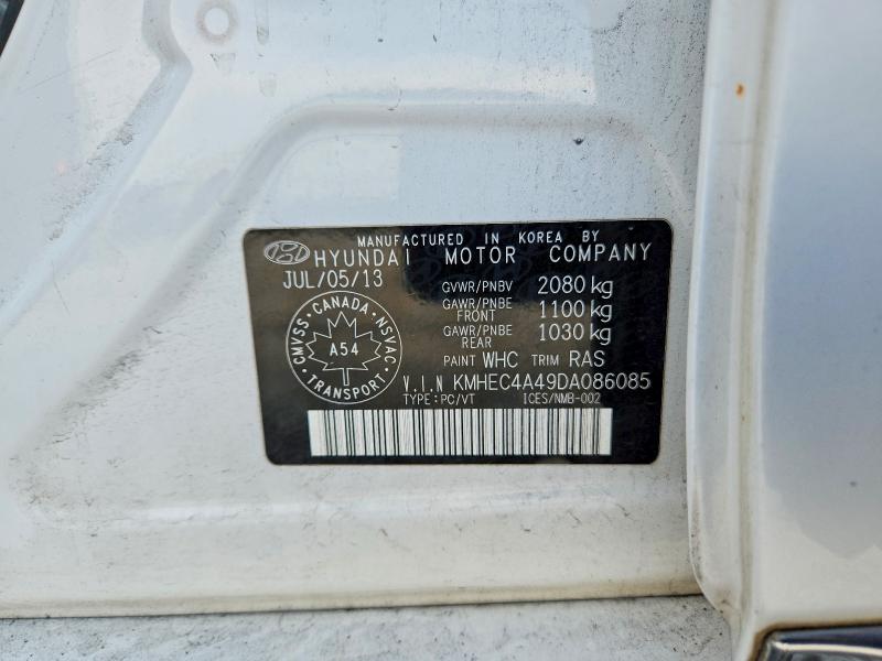Aukcja sprzedaży 2013 Hyundai Sonata Hybrid, vin: KMHEC4A49DA086085, numer aukcji: 41772736