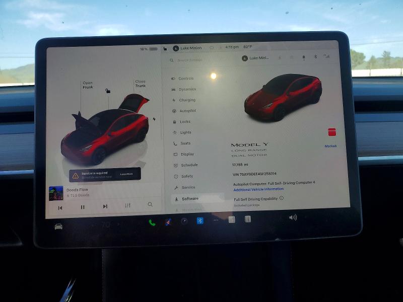 2025 Tesla Model Y მანქანა იყიდება აუქციონზე, vin: 7SAYGDEE4SF258314, აუქციონის ნომერი: 45802376