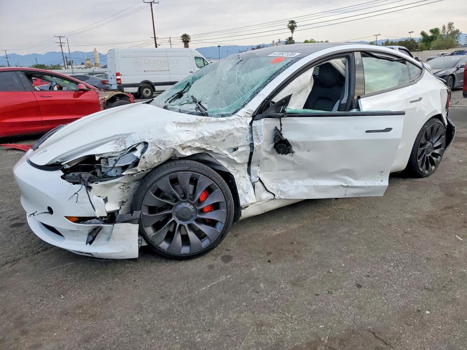 2021 Tesla Model 3 მანქანა იყიდება აუქციონზე, vin: 5YJ3E1EC7MF030191, აუქციონის ნომერი: 47992126